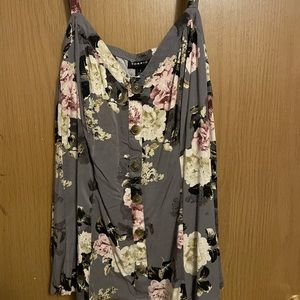 Torrid floral tank top size 1.